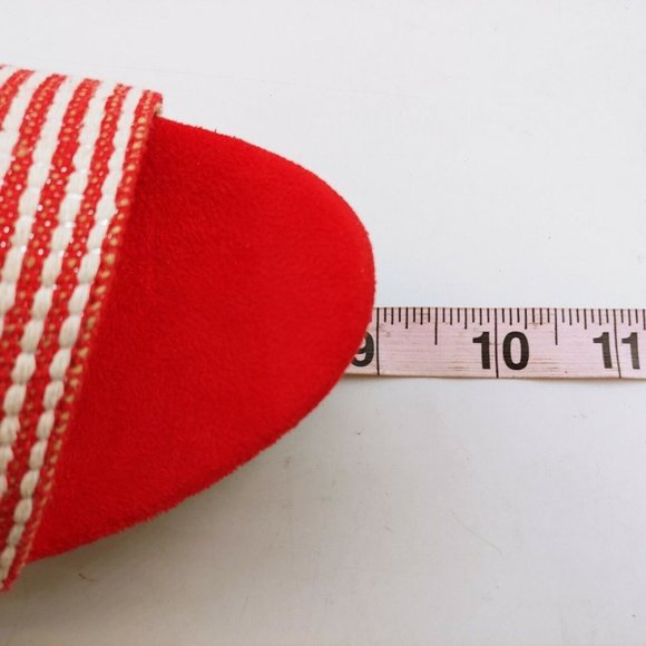 Yoki Womans Nolan 30 Fabric Lace Up High Heel Platform Sandals Red  Sz 8 M NEW - Picture 5 of 9